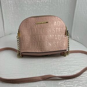 NWT Steve Madden Bmarylin Logo Crossbody Pink Purse